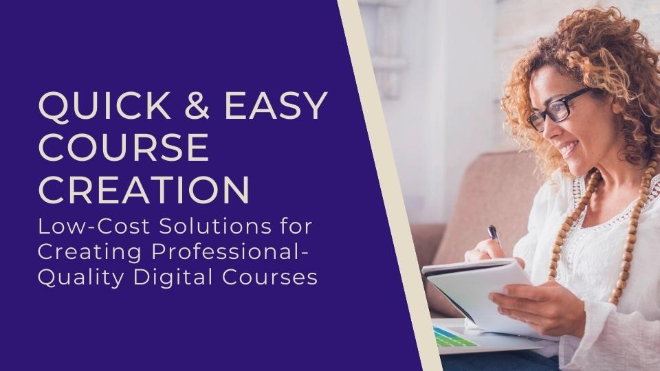 Easy Course Creation Cover