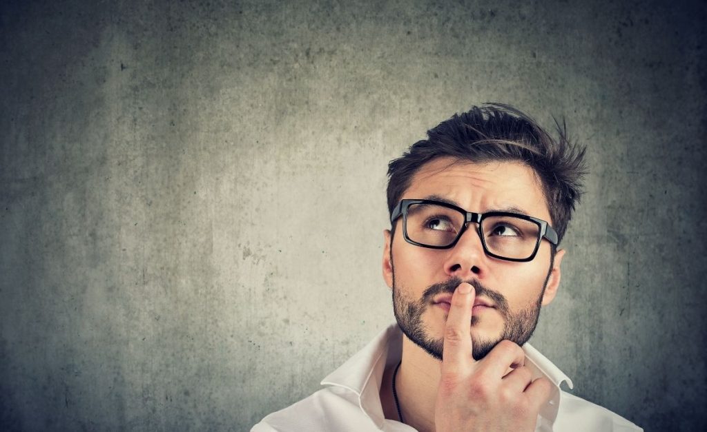 man making a decision